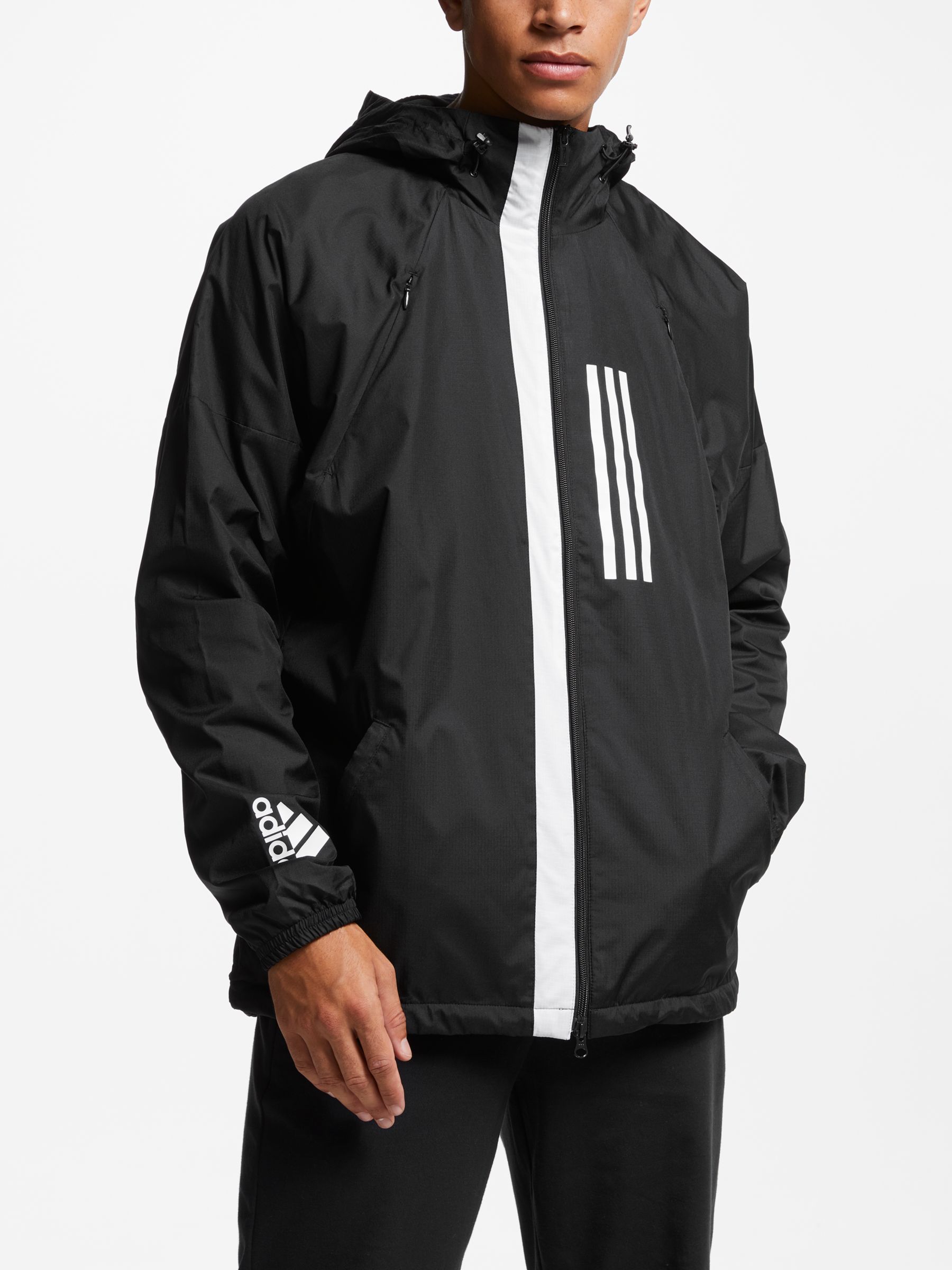 adidas WND Fleece-Lined Jacket, Black 