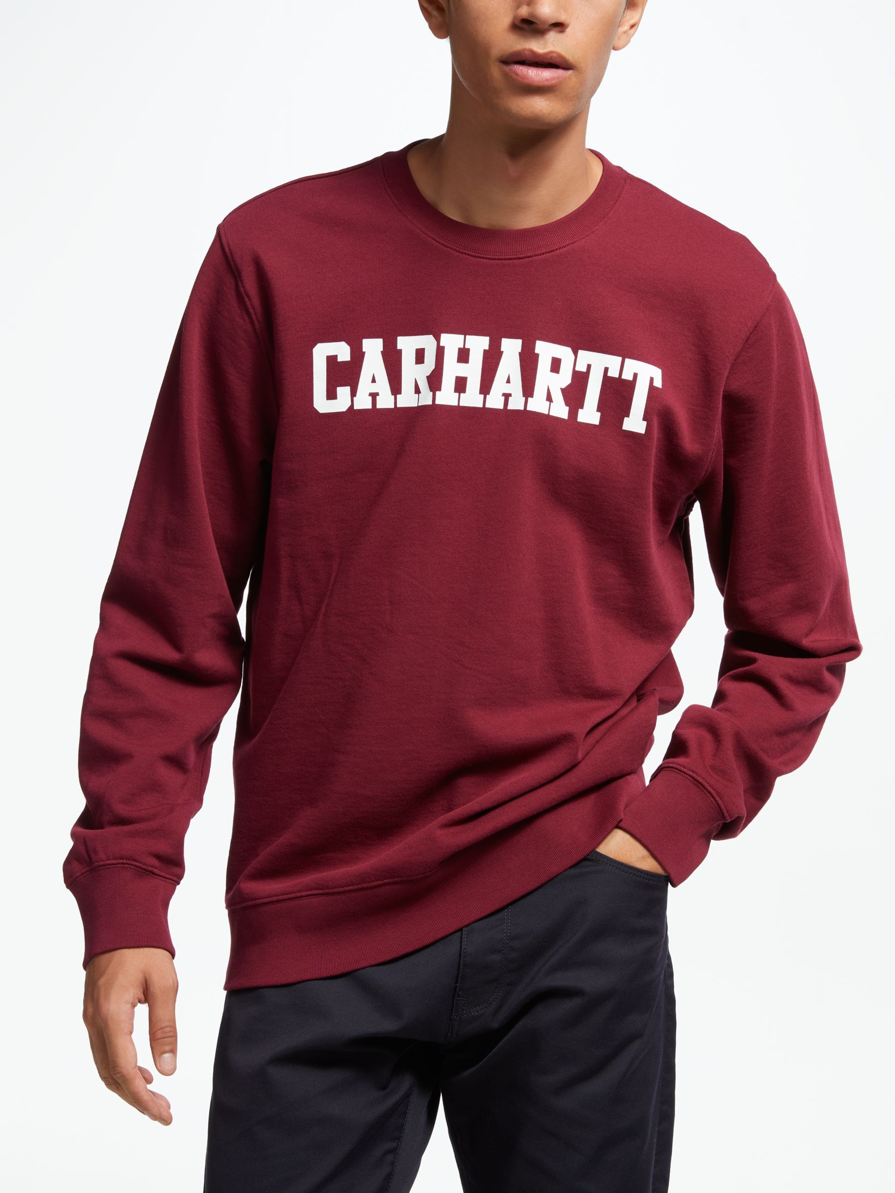 Carhartt WIP College Sweatshirt, Mulberry
