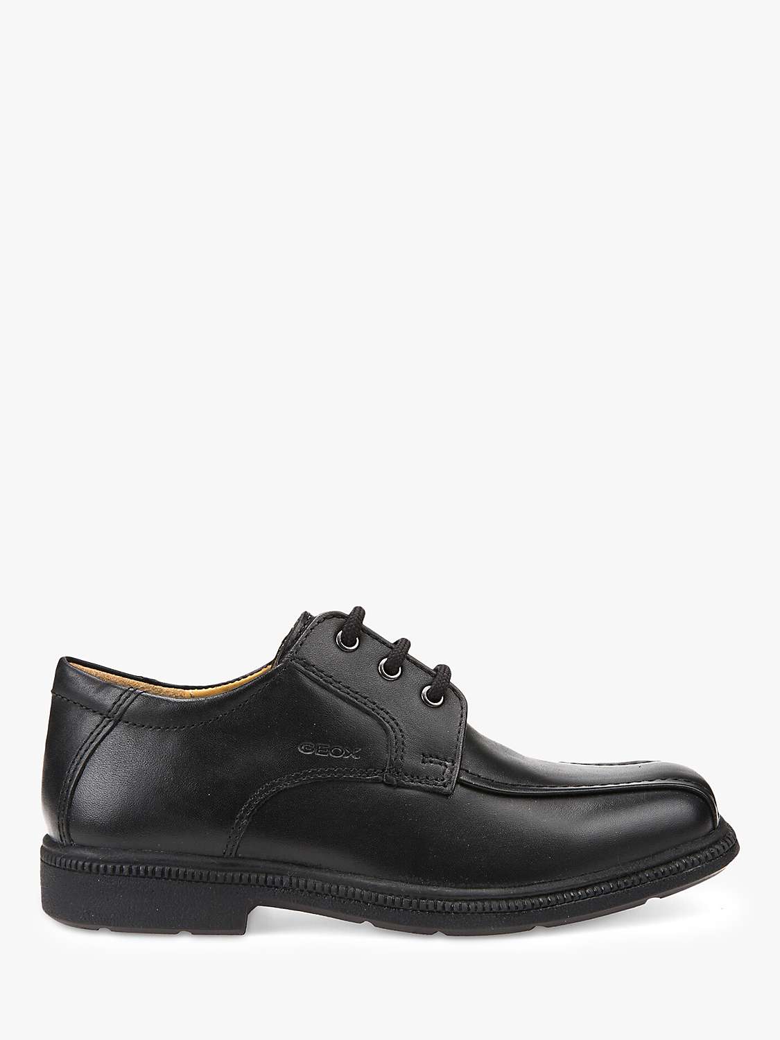 Buy Geox Kids' J Federico Lace Shoes, Black Online at johnlewis.com