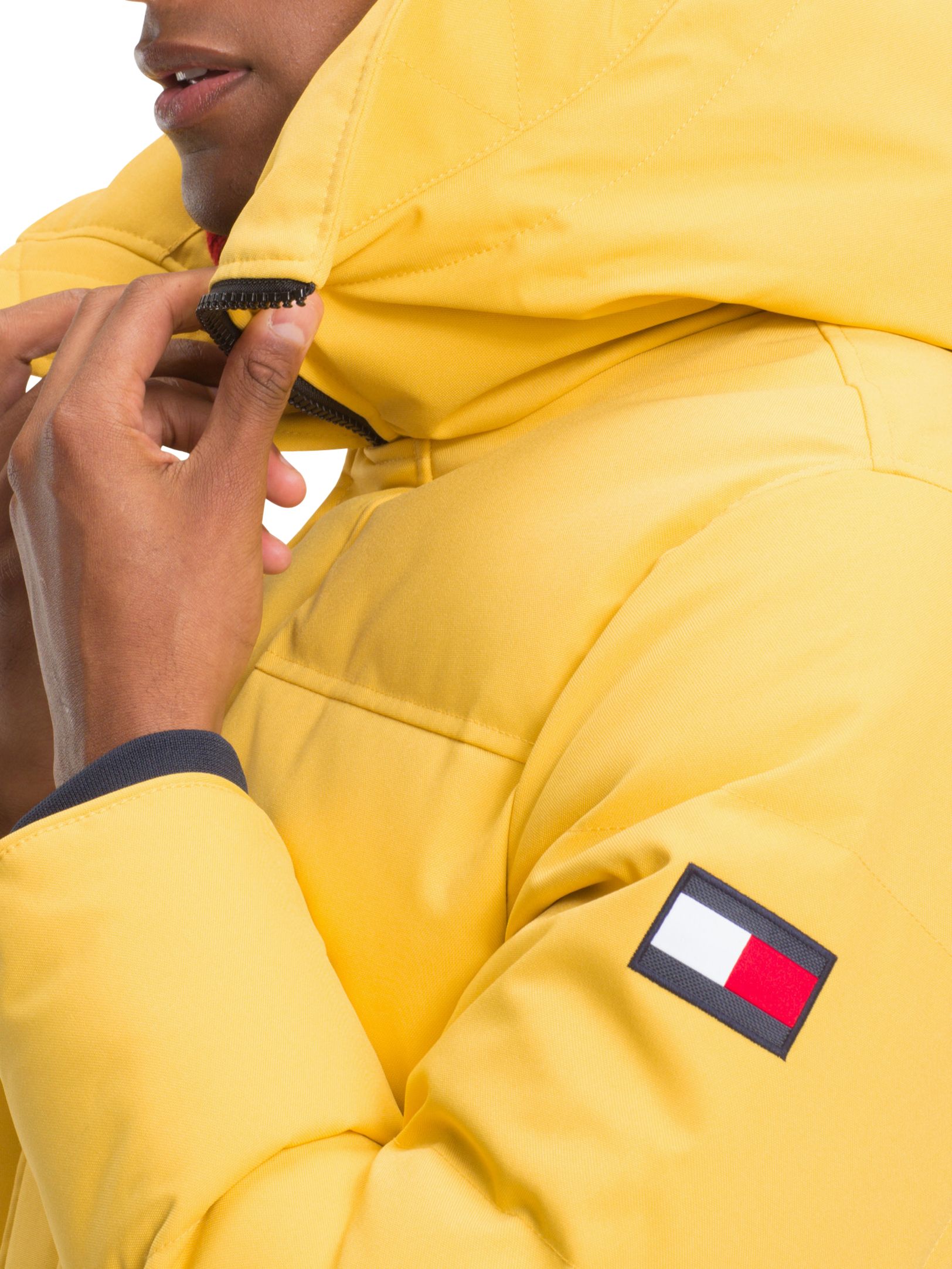 tommy jacket yellow