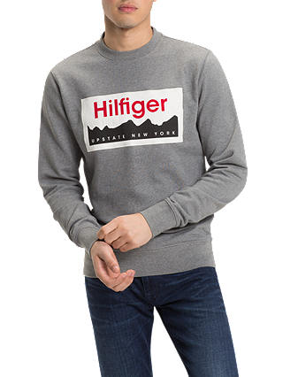 Tommy Hilfiger Long Sleeve Logo Sweatshirt, Grey
