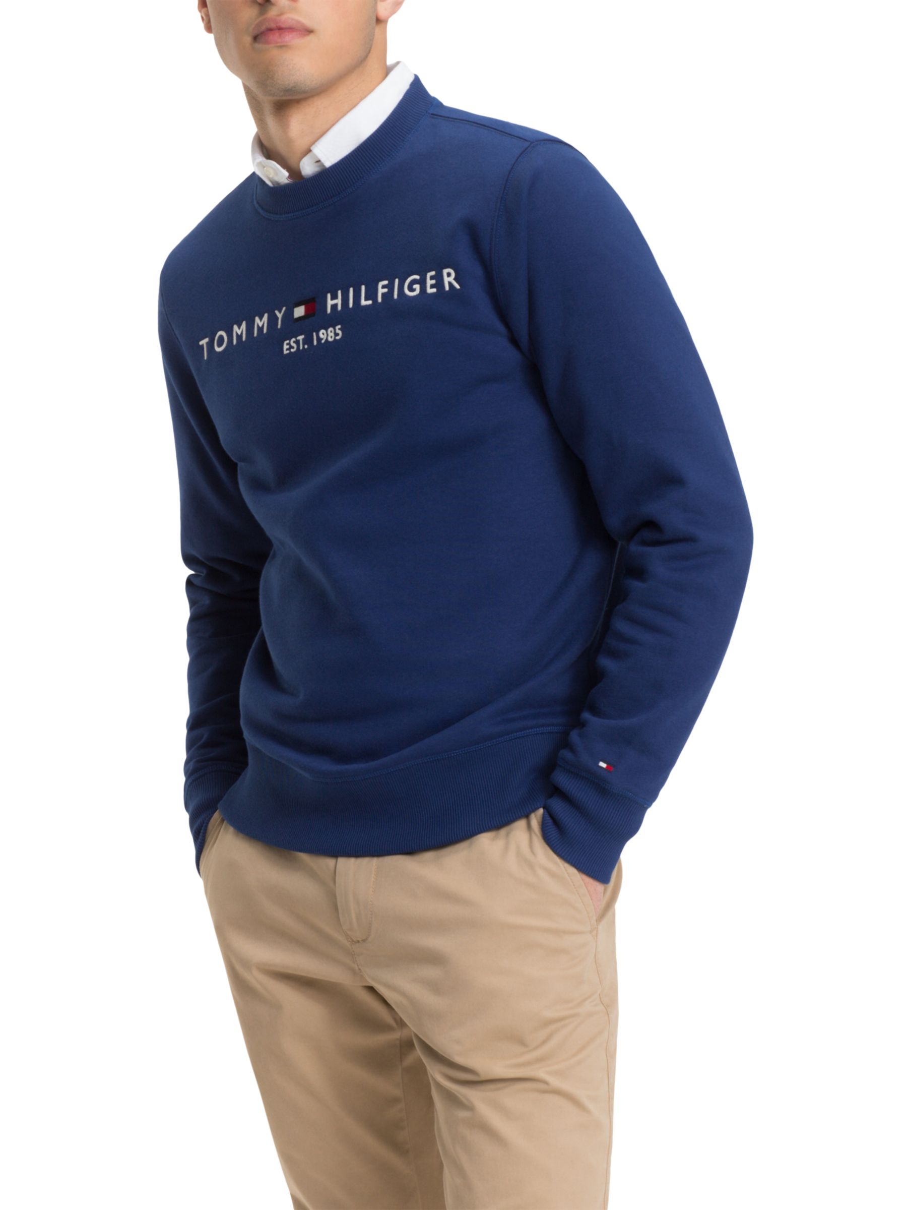 tommy hilfiger blue sweatshirt