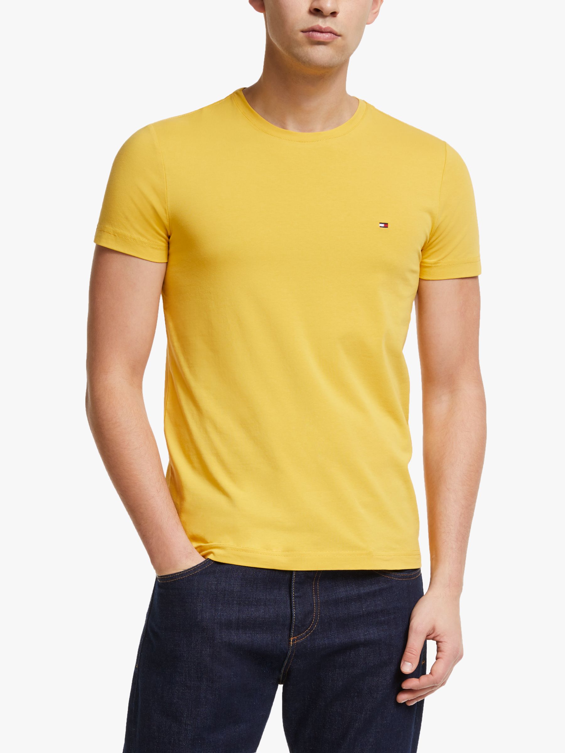 tommy jeans yellow shirt