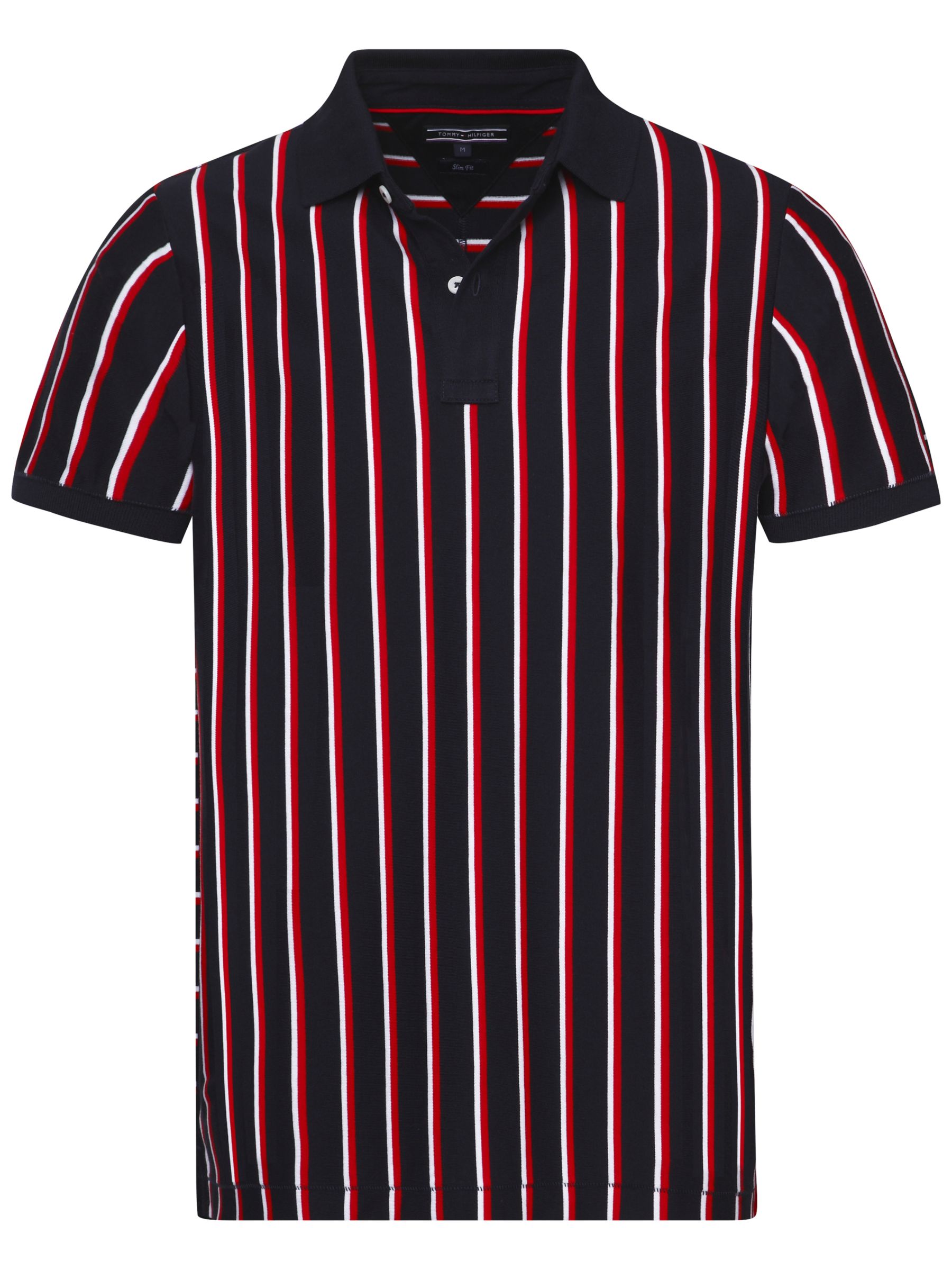 tommy jeans vertical stripe polo shirt
