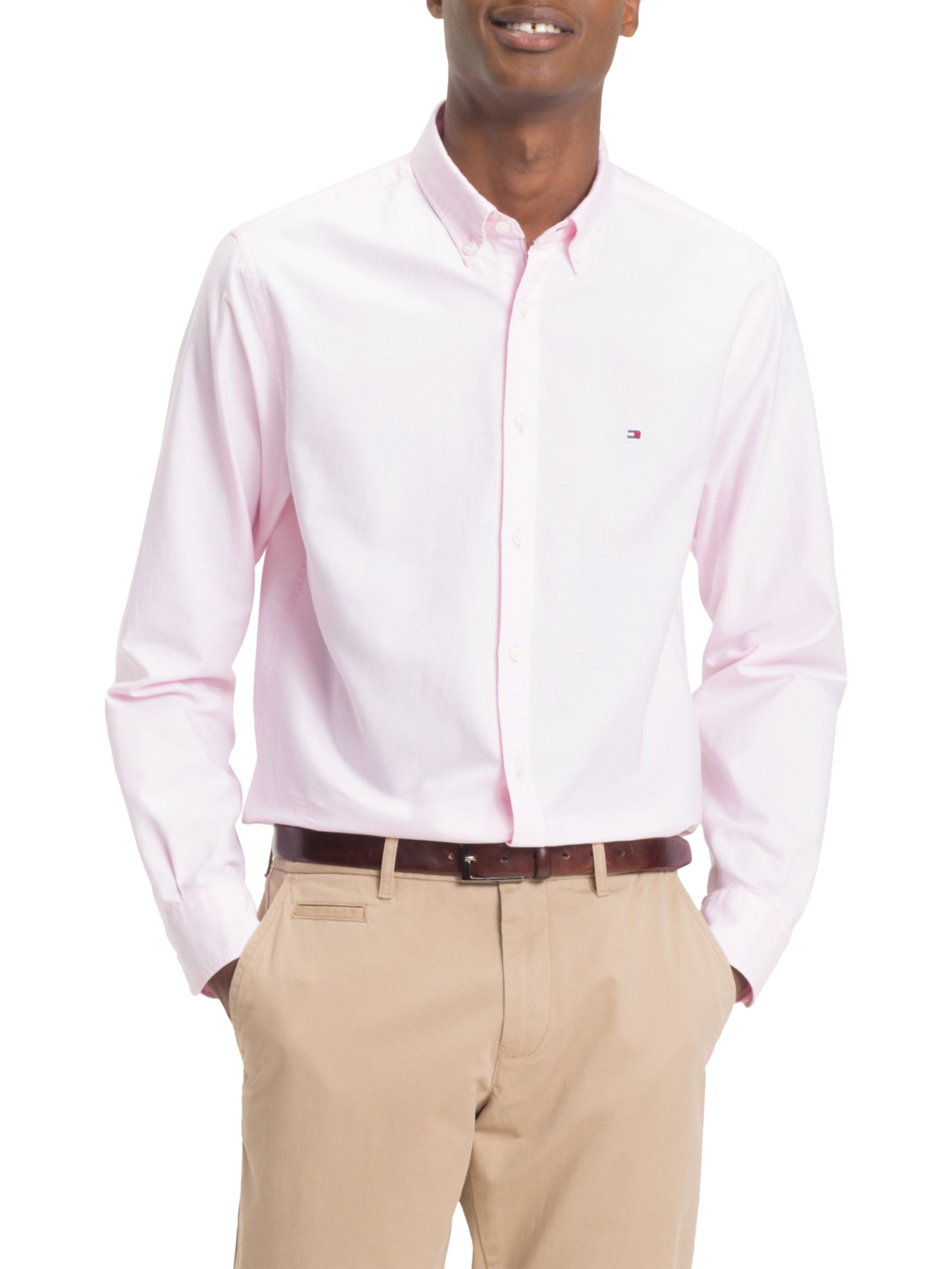 Tommy Hilfiger Slim Oxford Shirt, Pink