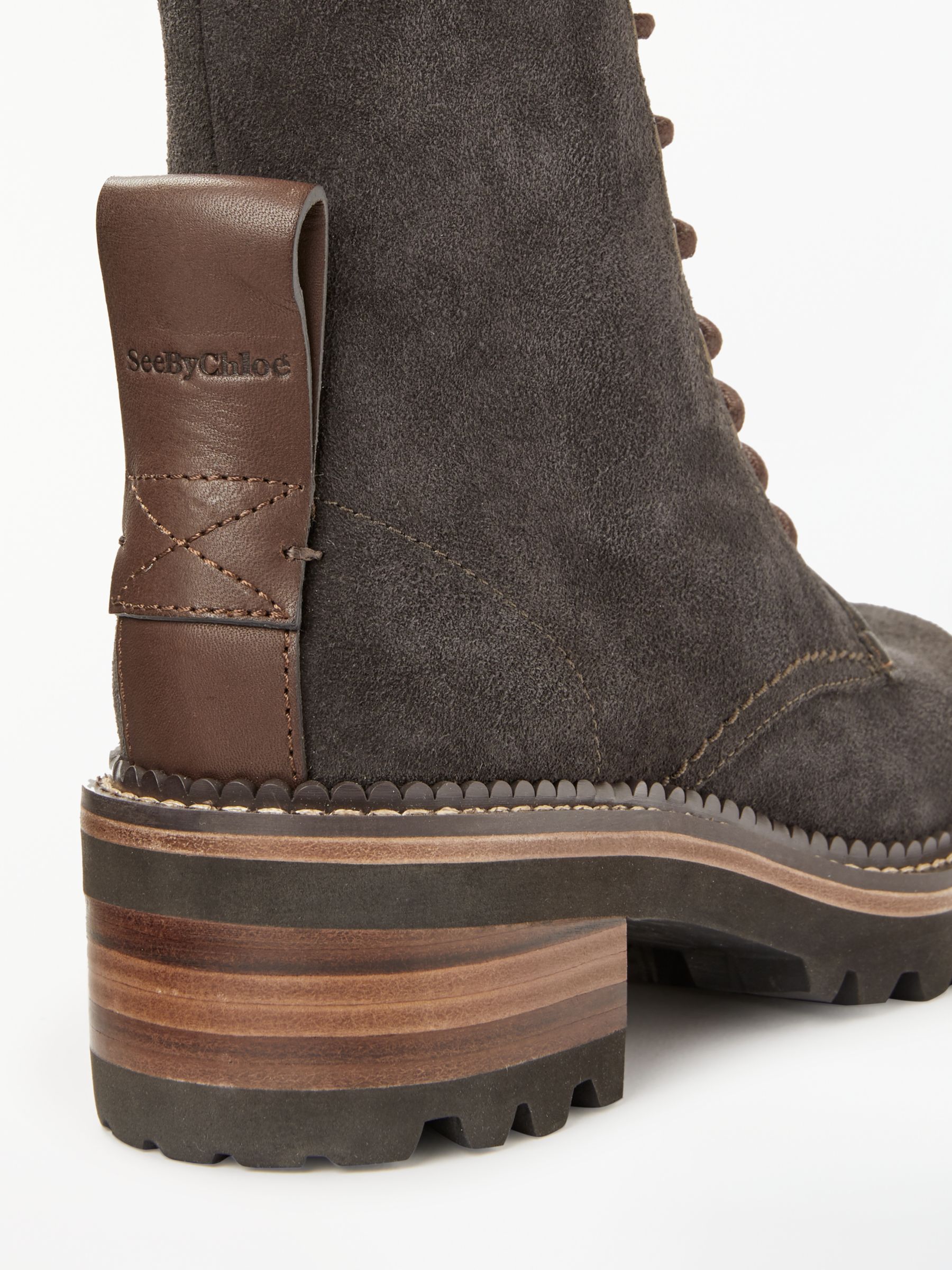 chloe suede ankle boots