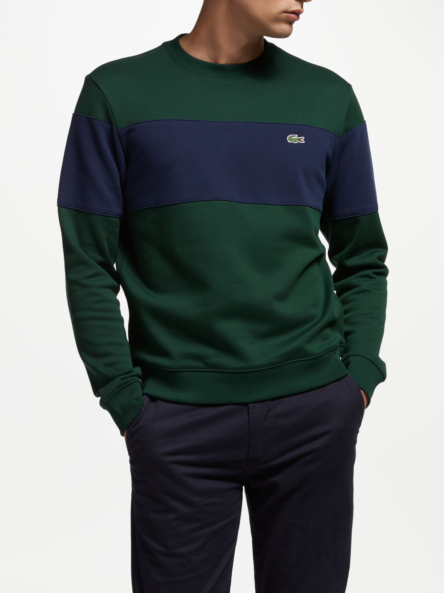 lacoste sweatshirt green
