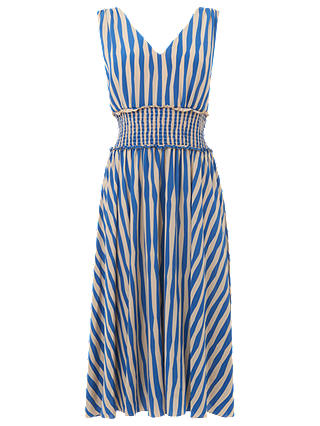 L.K.Bennett Ambery Stripe Dress, Blue