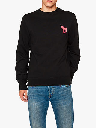 PS Paul Smith Zebra Embroidered Sweatshirt, Black