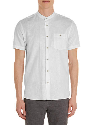 Ted Baker Selday Linen Cotton Short Sleeve Shirt