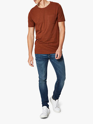 Selected Homme Gary Short Sleeve Organic Cotton T-Shirt, Tortoiseshell