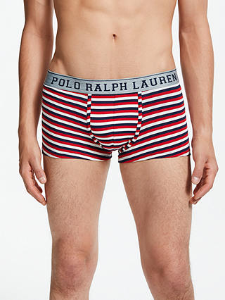 Polo Ralph Lauren Multi Stripe Trunks, Red/White