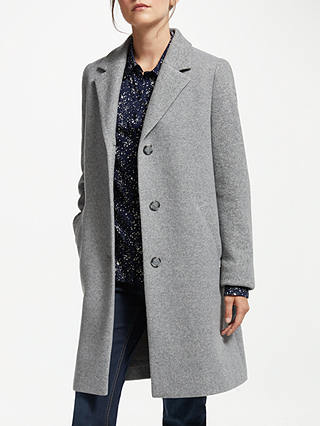 Gerry Weber Tweed Wool Blend Coat, Grey