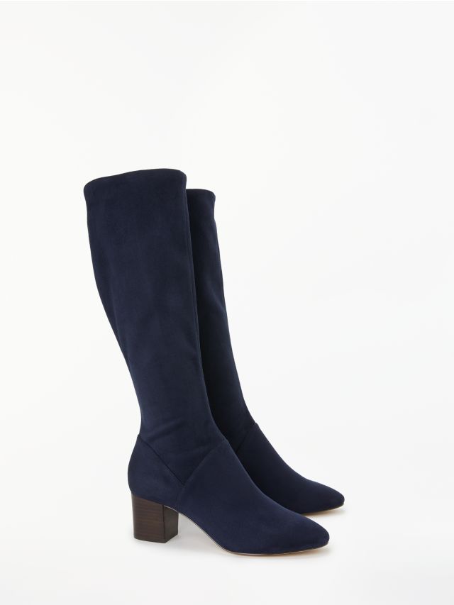 Boden round toe store stretch boots