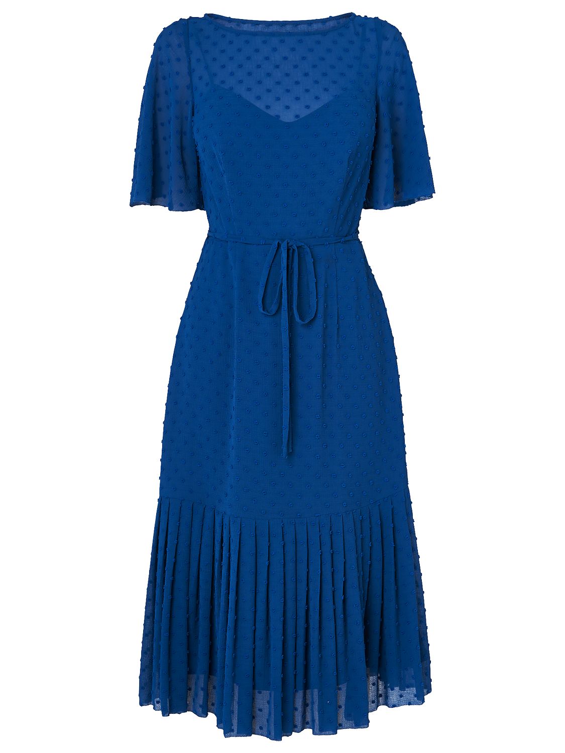 L.K.Bennett Boe Spot Dress, Hockney Blue at John Lewis & Partners