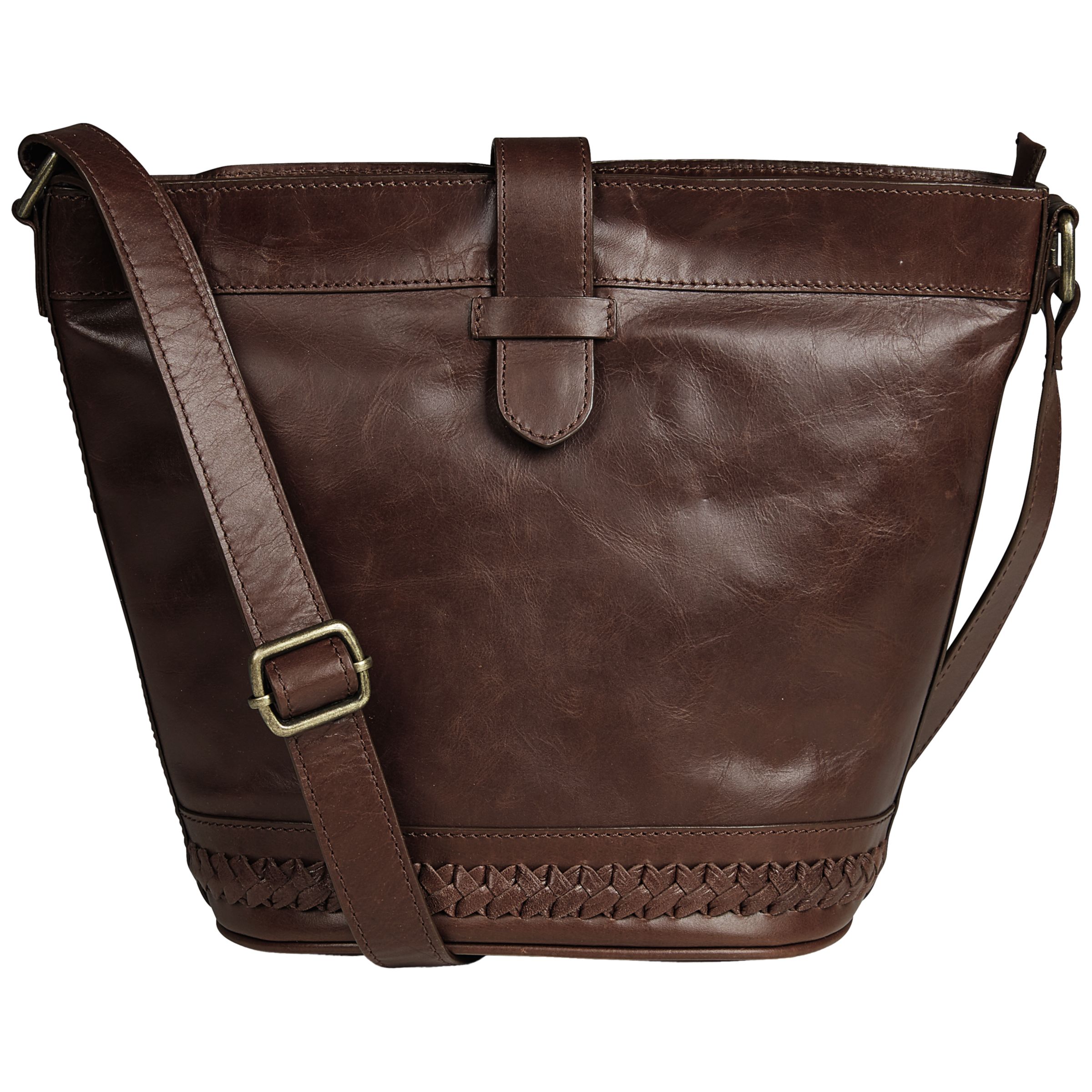 fat face leather crossbody bag