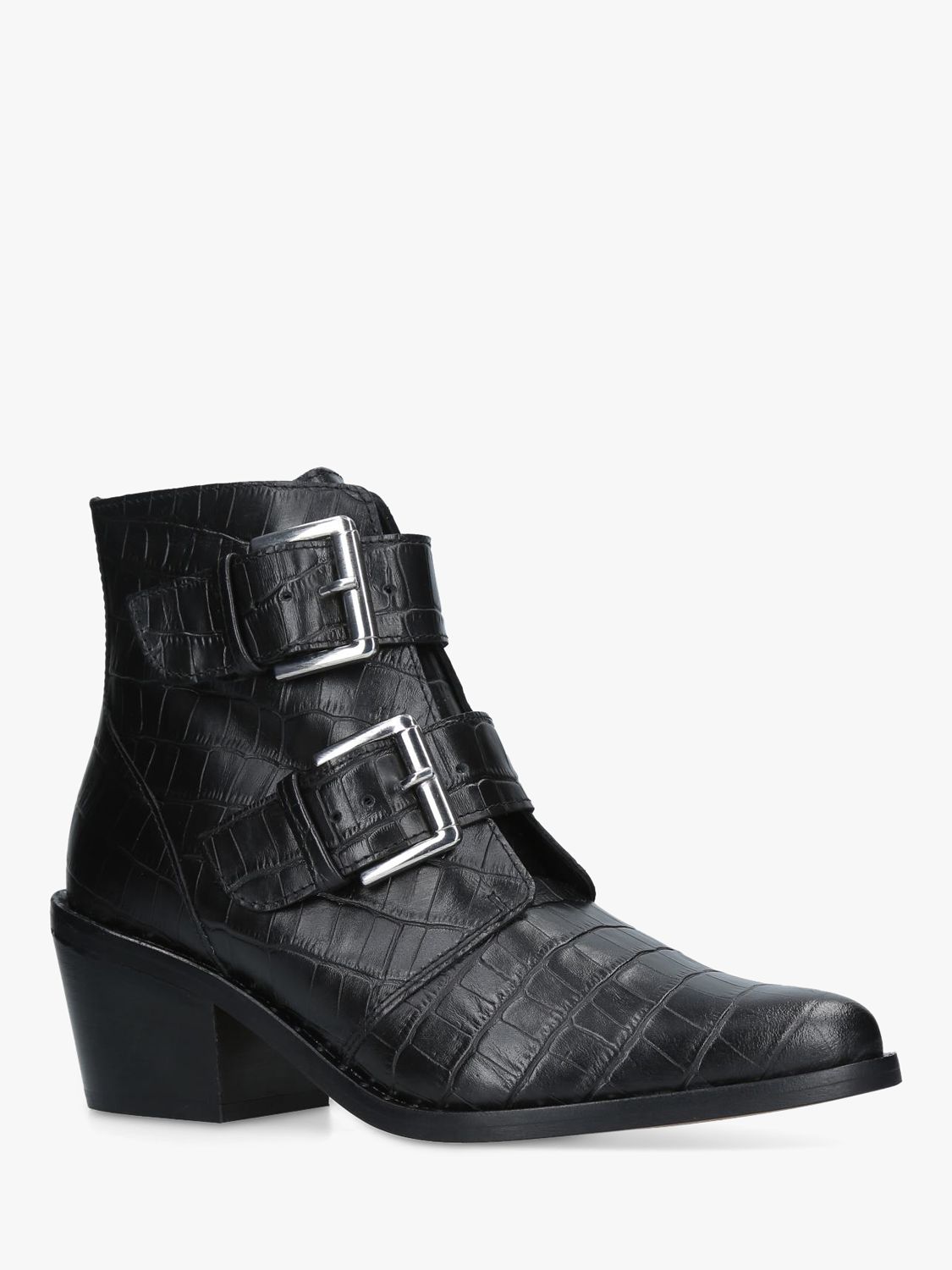 kurt geiger denny black croc