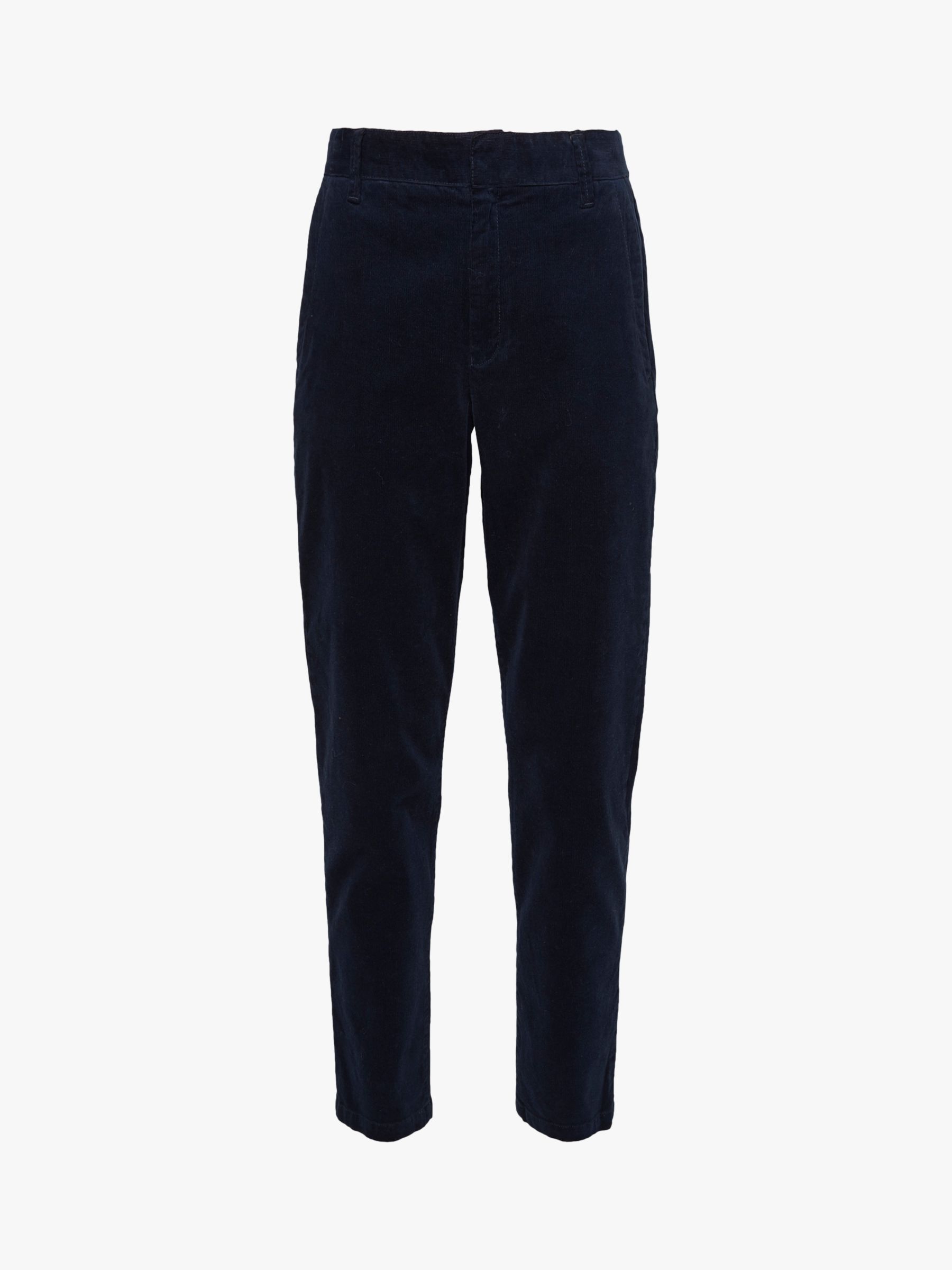 French Connection Dawn Tapered Trousers, Utility Blue at John Lewis ...