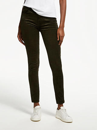 Paige Hoxton Mid Rise Skinny Corduroy Jeans