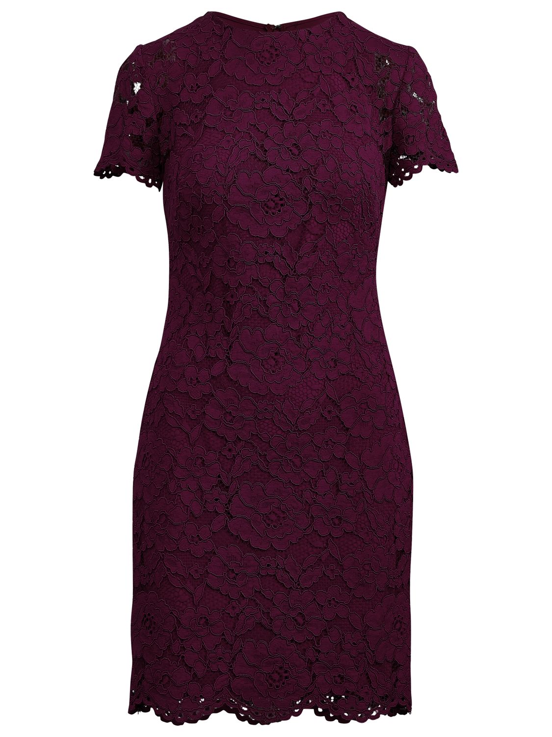 ralph lauren purple lace dress