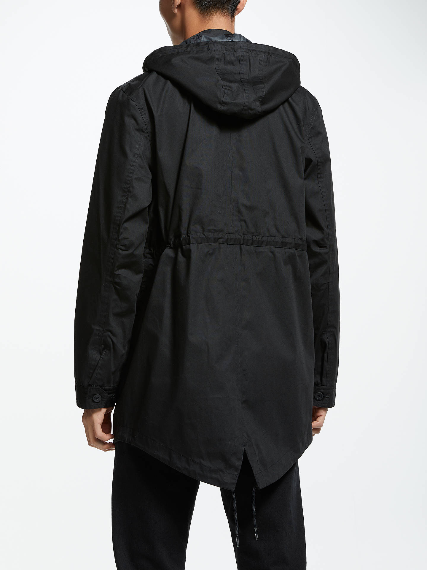 Fred Perry Fishtail Parka Black Coats & Jackets Clothes, Shoes ...