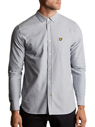 Lyle & Scott Fine Stripe Shirt, Grey/Blue
