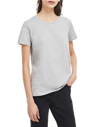 French Connection Classic Crew T-Shirt, Grey Marl