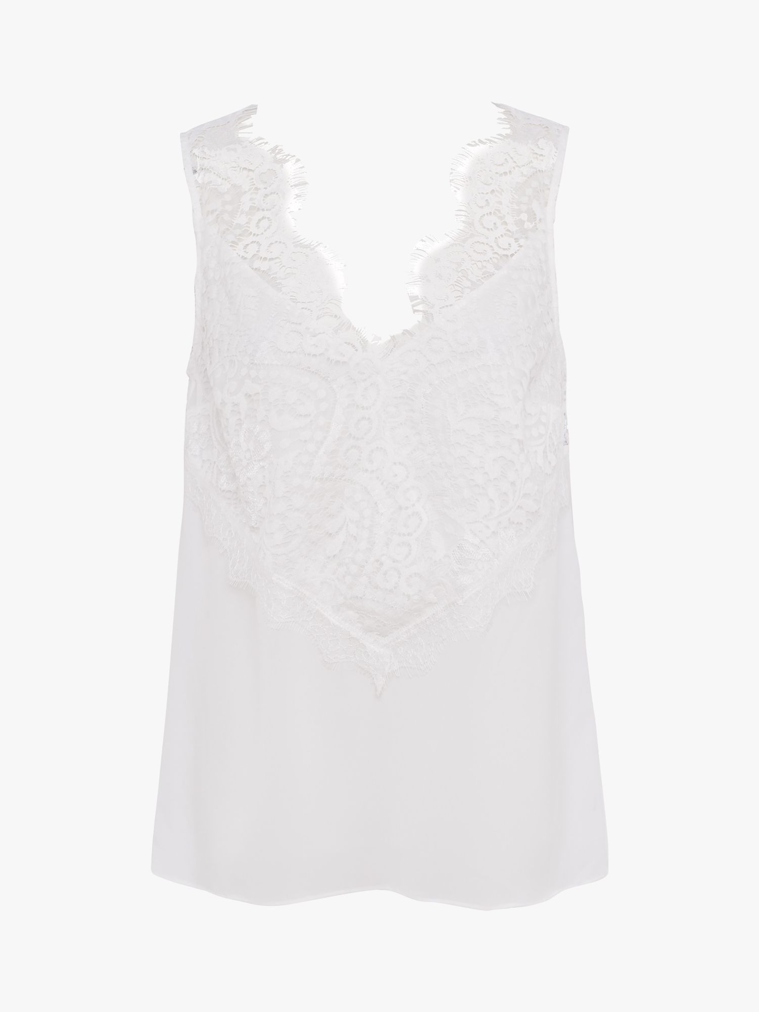 French Connection Light Woven Lace Top