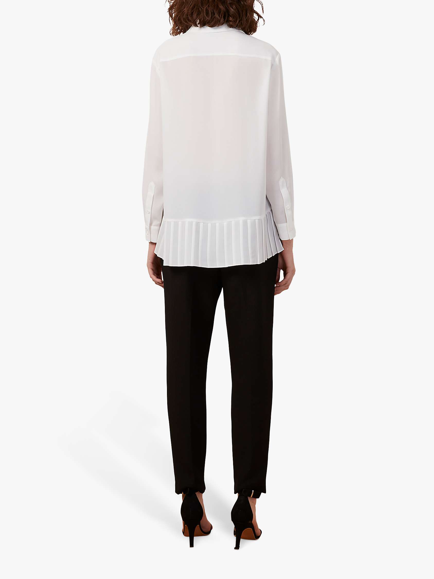 Buy French Connection Crepe Pleat Shirt Online at johnlewis.com