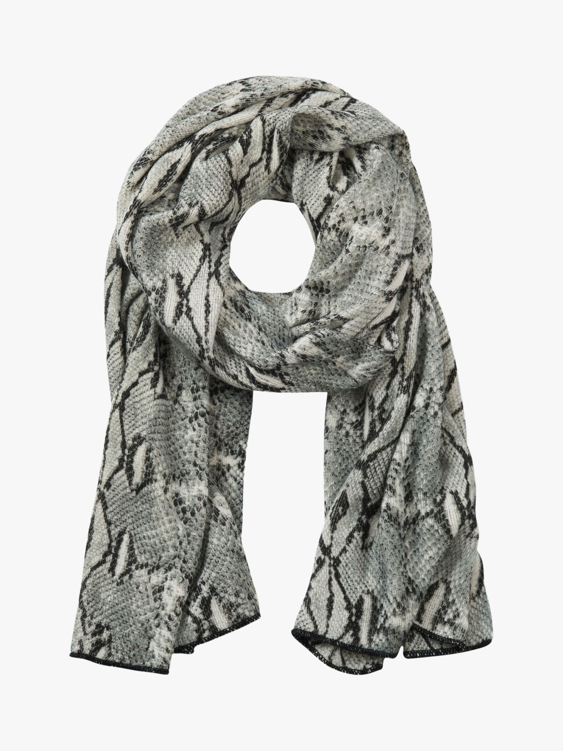 snake print scarf