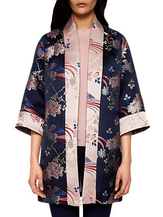 Ted Baker Diamona Jacquard Kimono, Blue