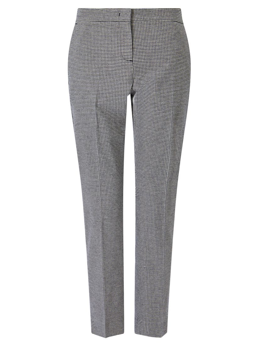 monochrome cigarette trousers