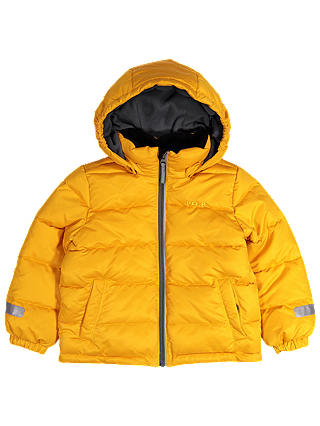 Polarn O. Pyret Children's Padded Coat, Yellow