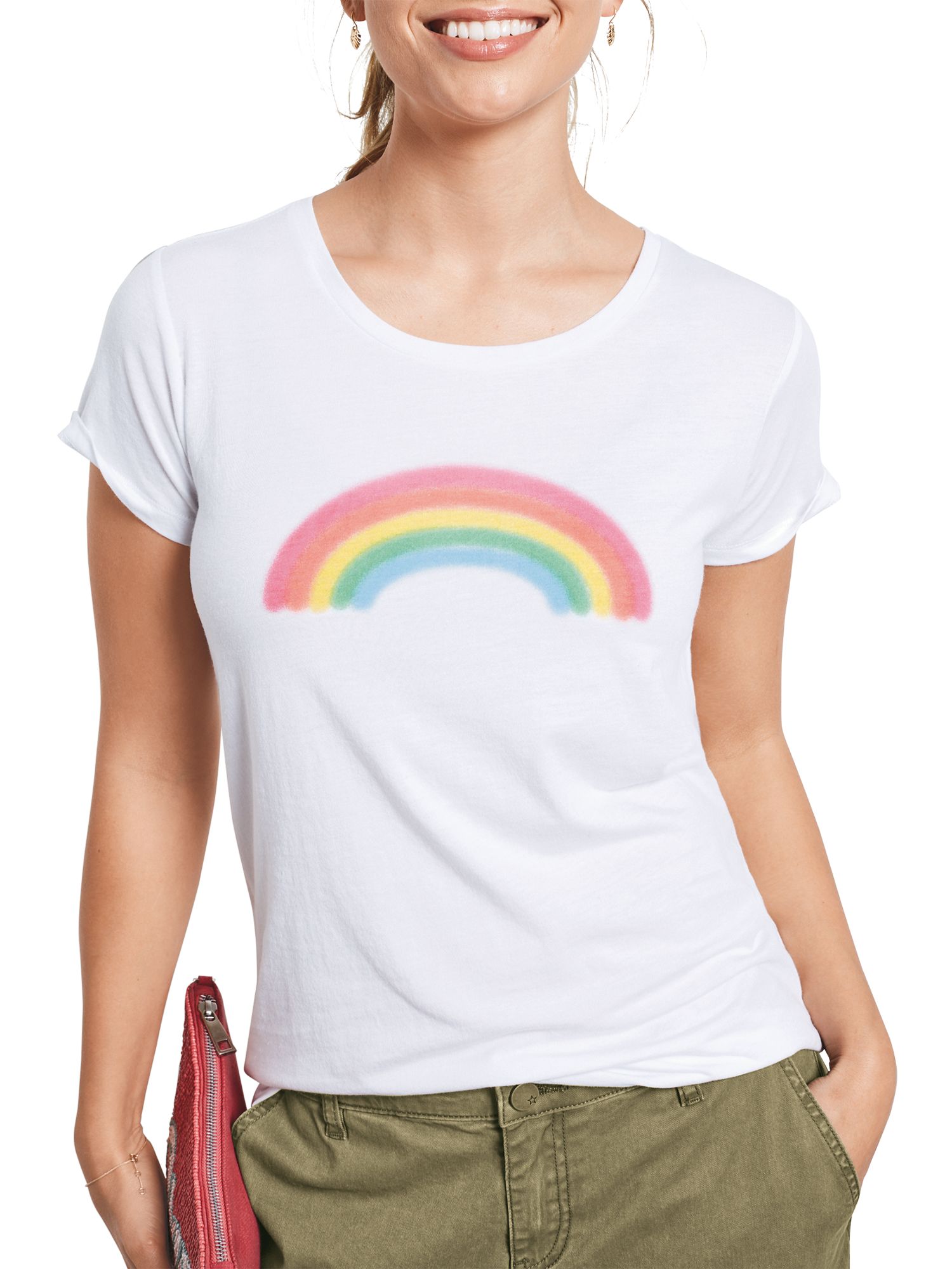 hush Pastel Rainbow T-Shirt, Multi at John Lewis & Partners