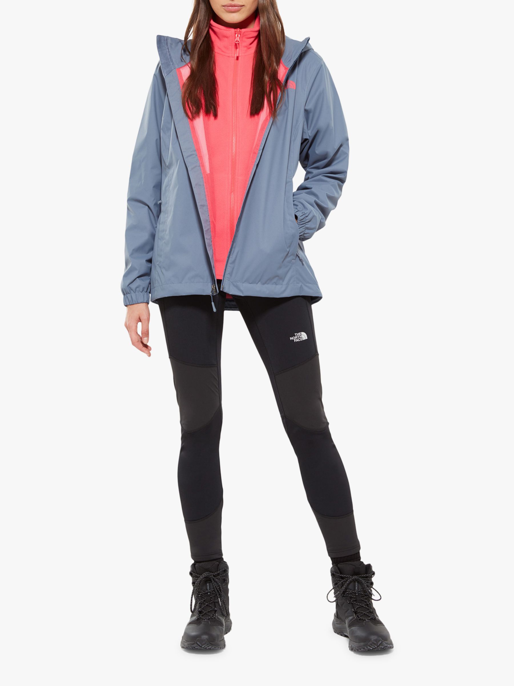 north face quest jacket womens grey