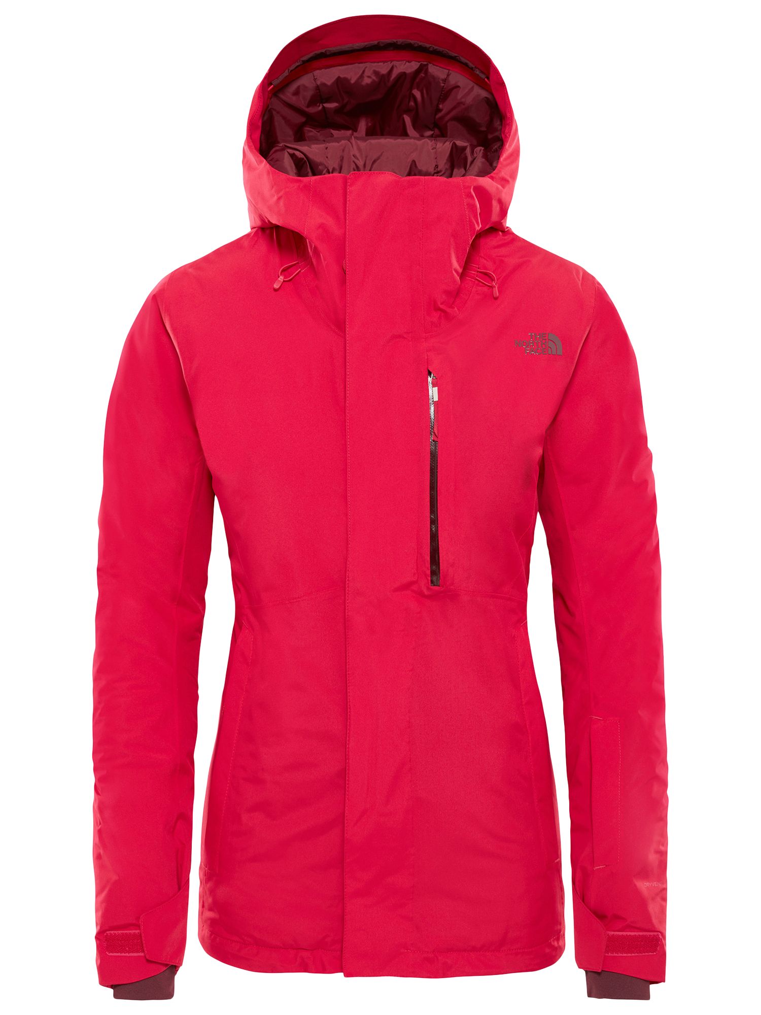 The North Face Descendit Women's Waterproof Ski Jacket, Cerise Pink at John Lewis & Partners