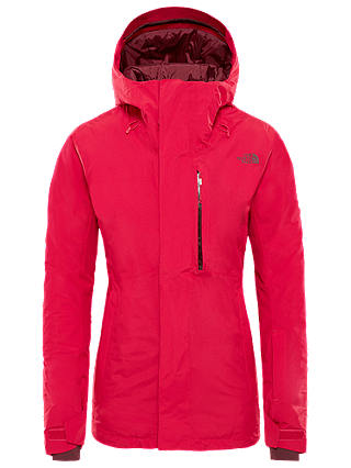The North Face Descendit Women's Waterproof Ski Jacket, Cerise Pink