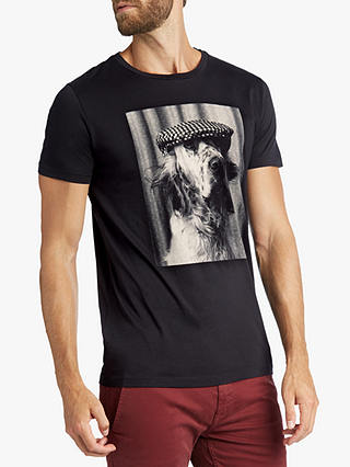 BOSS Teedog Print T-Shirt, Black