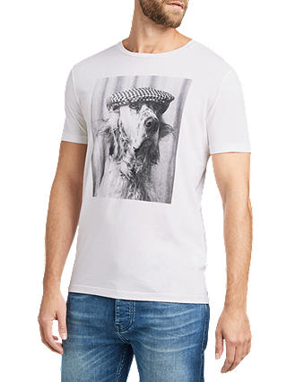 BOSS Teedog Short Sleeve Graphic T-Shirt, White