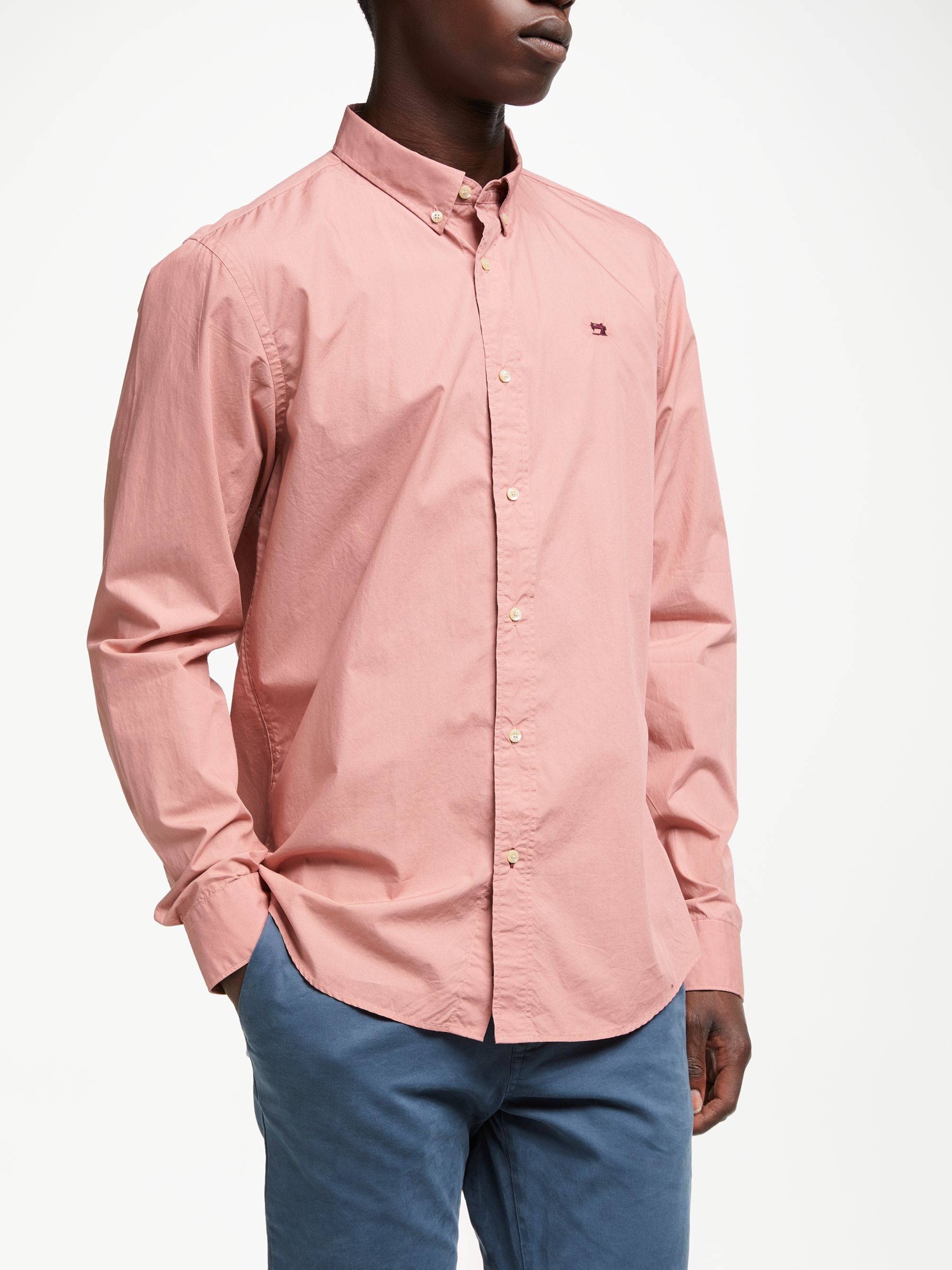 Scotch & Soda Crispy Poplin Shirt, Boho Brick