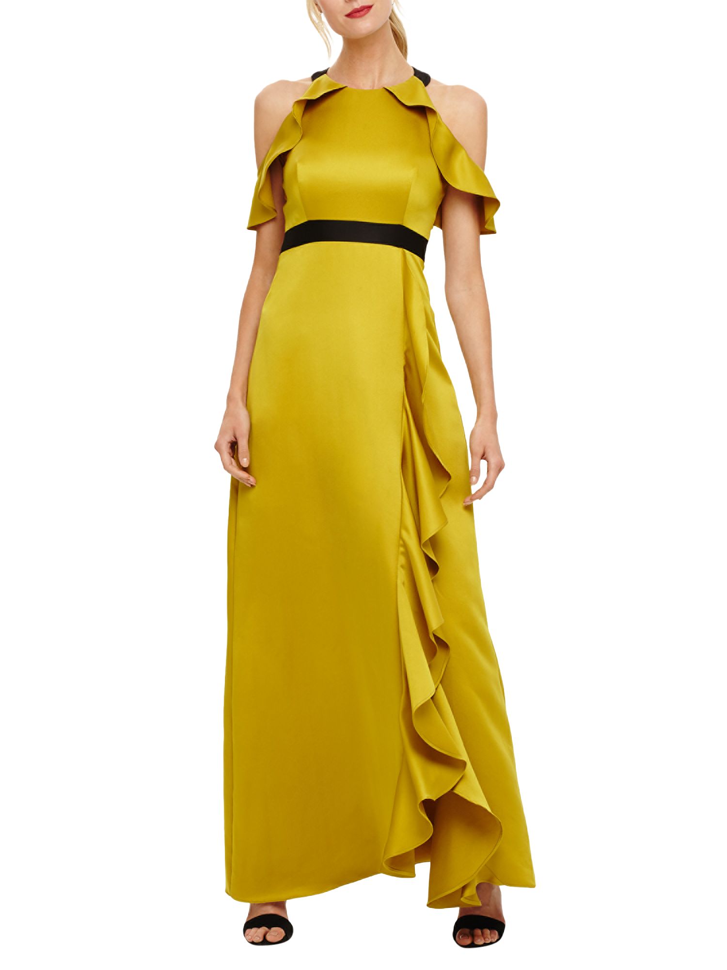 Phase Eight Cezanna Maxi Dress, Chartreuse