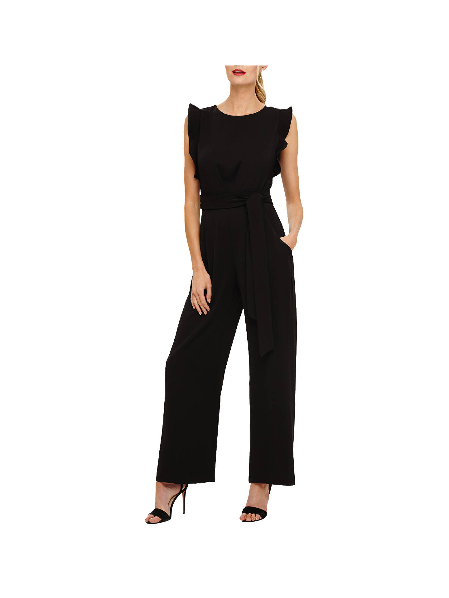 Phase Eight Victoriana Jumpsuit, Black by Phase Eight