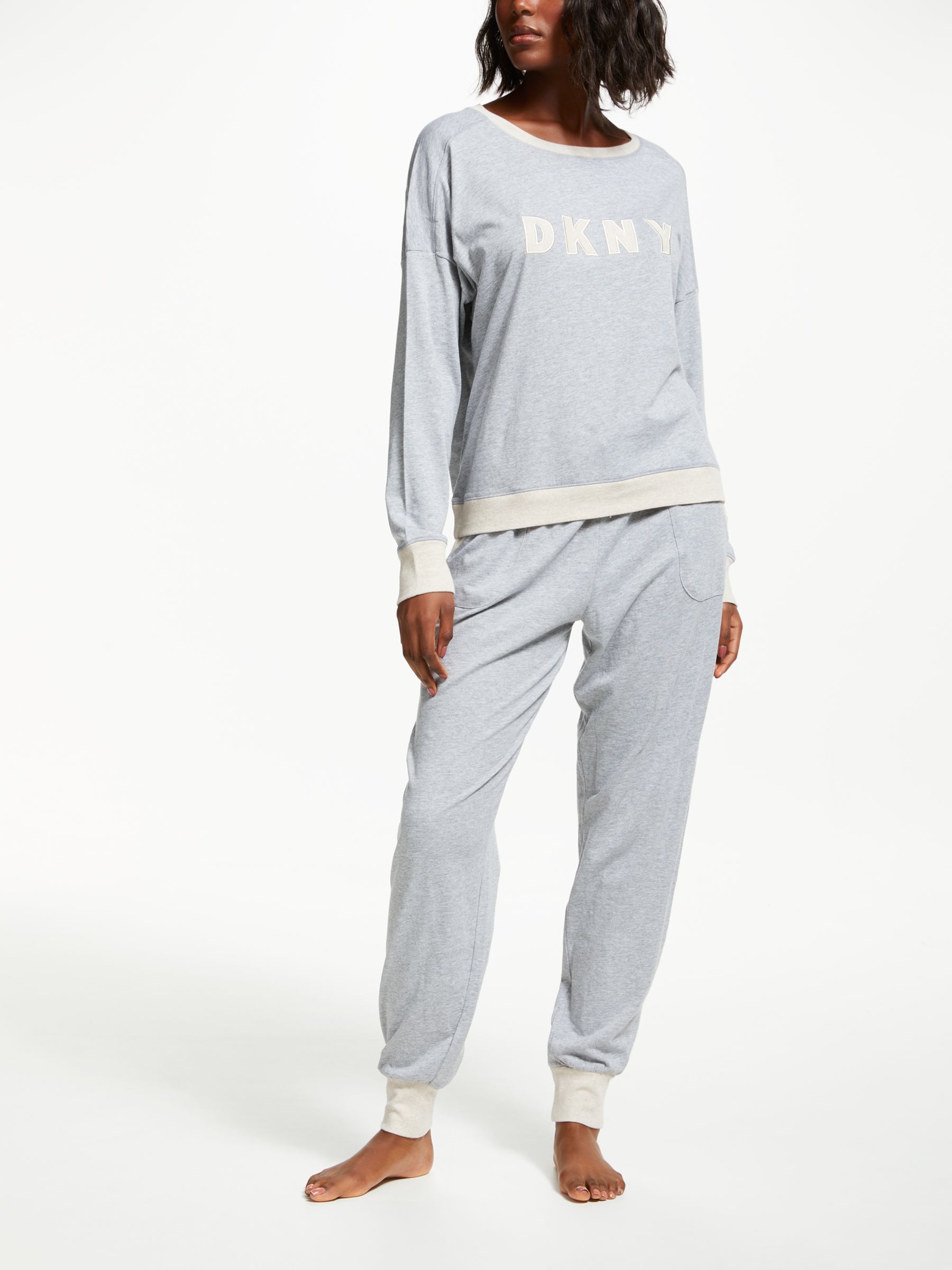 DKNY Signature Classic Pyjama Set, Grey