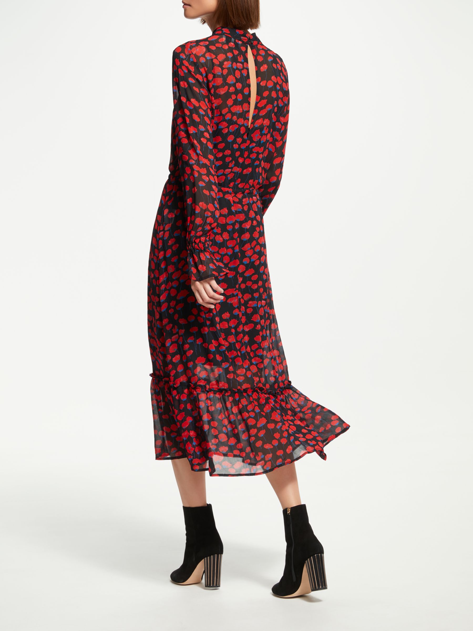 ladies poppy dress