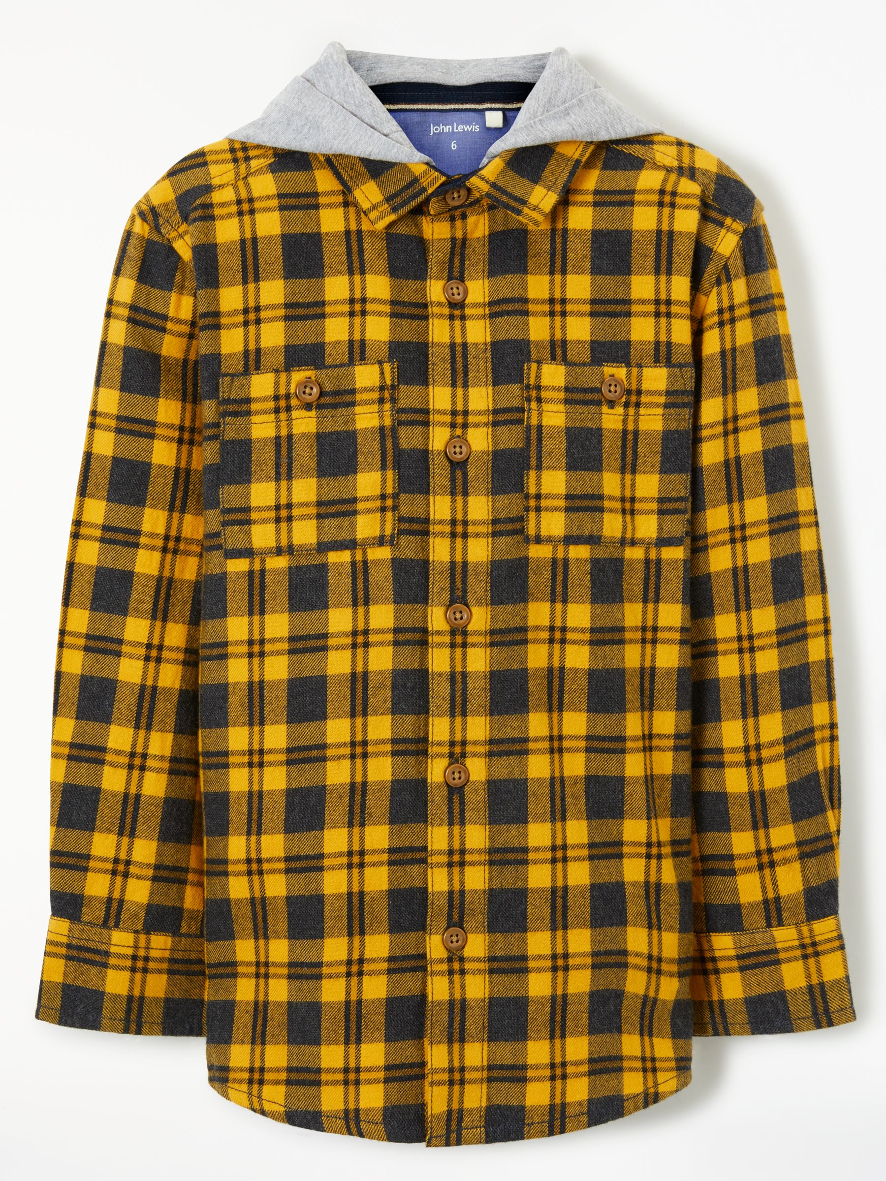 boys hooded shirt