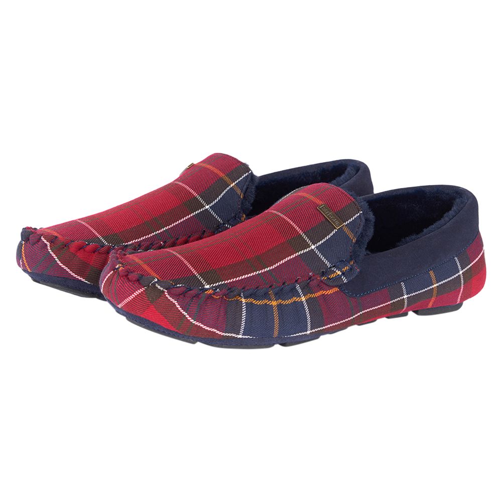 barbour monty tartan slippers