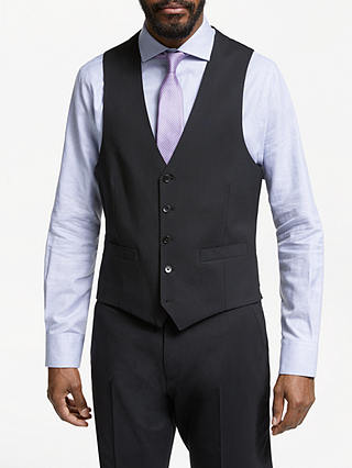John Lewis & Partners Tailored Waistcoat, Black