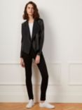 French Connection Stephanie Waterfall Jacket, Black
