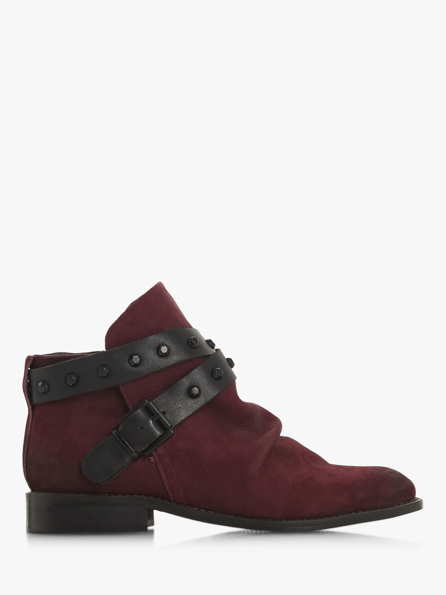 Bertie Portar Wrap Around Buckle Ankle Boots