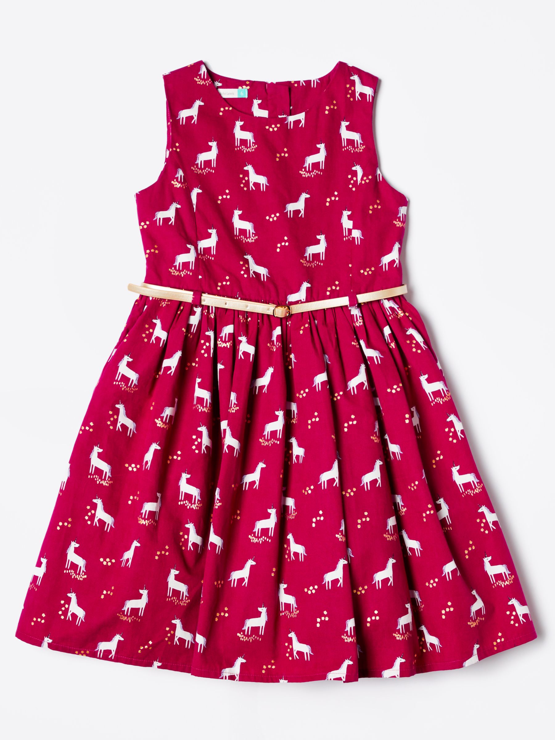 red unicorn dress